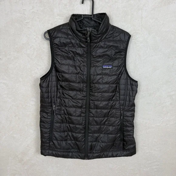 Patagonia Black Quilted Vest - Picture 1 of 8